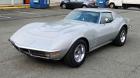 1970 Chevrolet Corvette T Top Cortez Silver on standard black interior