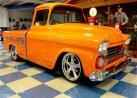 1958 Chevrolet Cameo Pickup Orange Custom Flames 350 Small block Auto