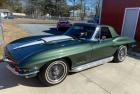 1967 Chevrolet Corvette Convertible Goodwood Green with a White Stinger