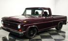 1969 Ford F-100 Restomod Ranger Black Cherry paint slick and mean look