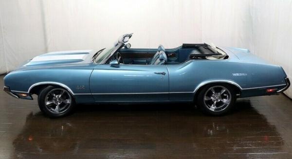 1970 Oldsmobile Cutlass 442 Convertible Blue Automatic 70679 Miles