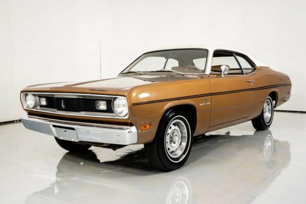 1970 Plymouth Duster Dark Tan Metallic 54250 Miles 3 Speed Automatic