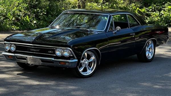 1966 Chevrolet Chevelle RESTOMOD LS PRO TOURING STYLE BLACK AUTOMATIC