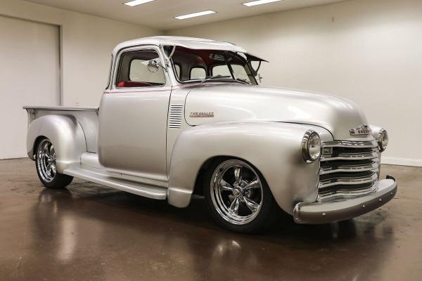 1951 Chevrolet 3100 5 Window Pickup 1643 Miles Silver Metallic 1643 Miles