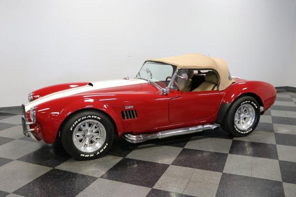 1965 Shelby Cobra Replica Burgundy 302 V8 Manual 31934 Miles