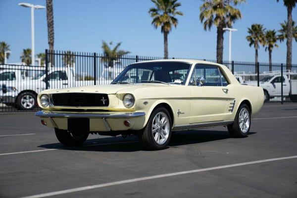 1966 Ford Mustang Coupe Yellow 4 Speed Manual Gorgeous Professionally restored