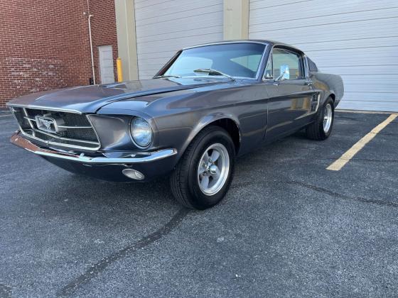 1967 Ford Mustang Fastback 78200 Miles Silver smoke Metallic