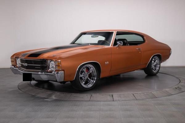 1971 Chevrolet Chevelle Burnt Orange Hardtop 454 V8 5 Speed Manual