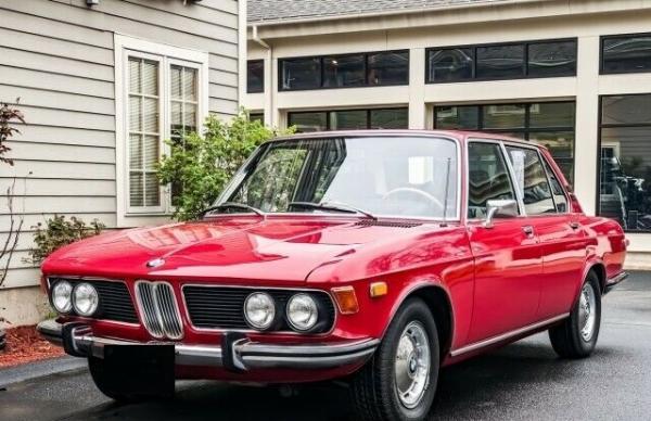 1971 BMW 2500 E3 Automatic Red 70524 Miles