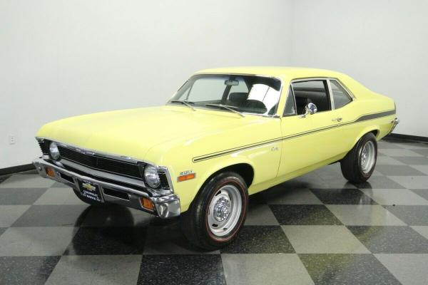 1972 Chevrolet Nova Cream Yellow 400 V8 Manual 985 Miles