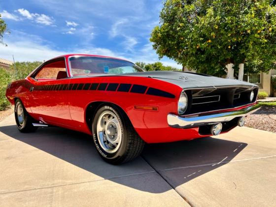 1970 Plymouth Cuda conversion to A833 23 spline 4speed car