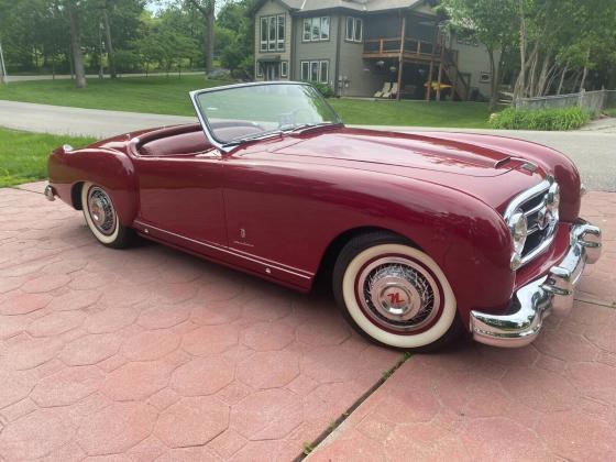 1953 Nash Healey Roadster Convertible Rust Free 86812 miles