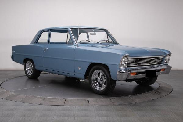 1966 Chevrolet Chevy II Blue Sedan 327 V8 Muncie 4 Speed Manual