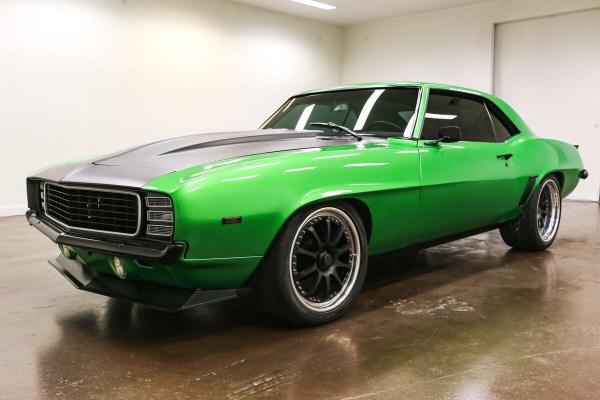 1969 Chevrolet Camaro Pro Touring 2115 Miles Synergy Green Metallic Coupe