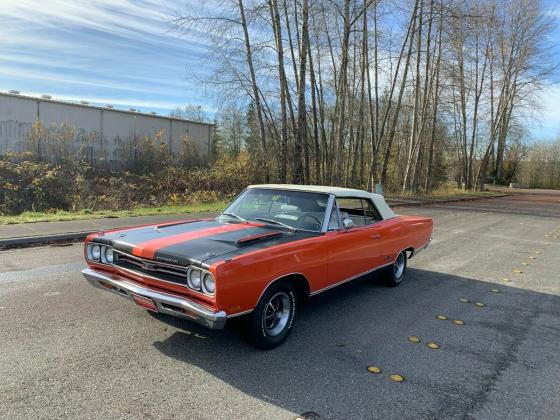 1969 Plymouth GTX Convertible factory 440 727 Torque flight automatic