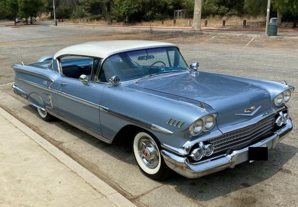 1958 Chevrolet Impala coupe big block 348 manual transmission