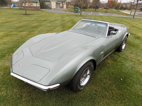 1971 Chevrolet Corvette Convertible Roadster 350CID 330 HP v8