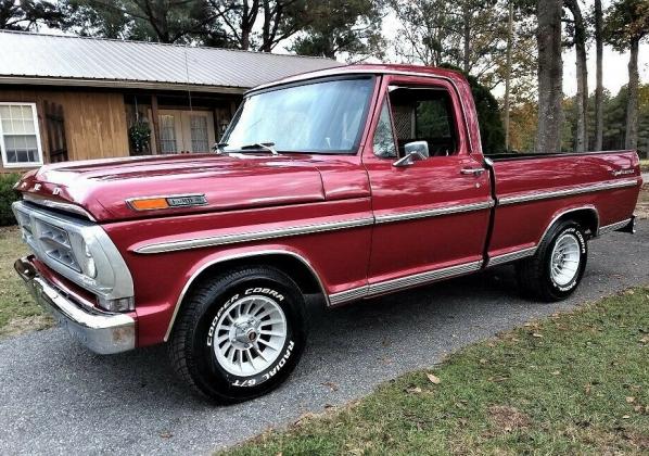 1971 Ford F100 Sport Custom Short Bed 390 4V Restored