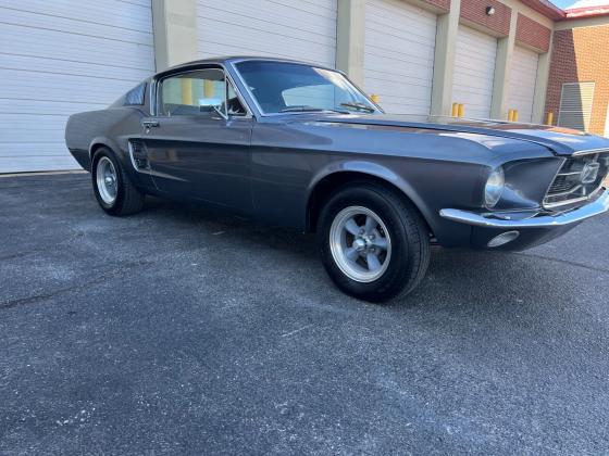 1967 Ford Mustang Fastback 78200 Miles Silver smoke Metallic