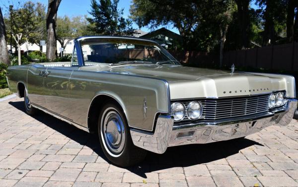 1966 Lincoln Continental Convertible 43484 Miles Green 462ci 4bbl V8 Engine