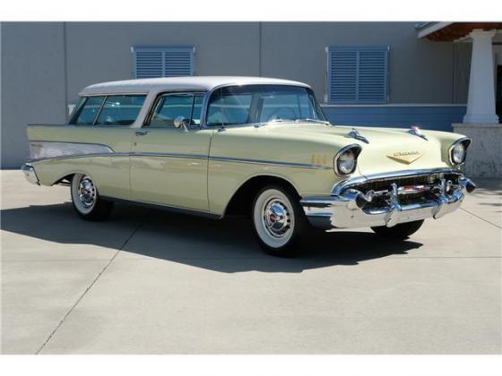 1957 Chevrolet Nomad Coronado Yellow 350ci V8 25737 Miles