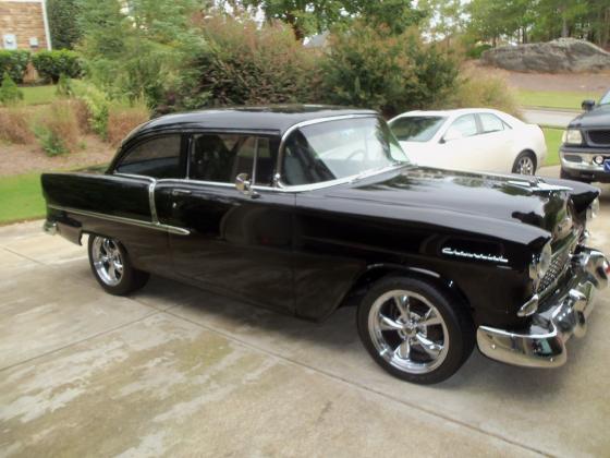 1955 Chevrolet Bel Air 210 2-door Black