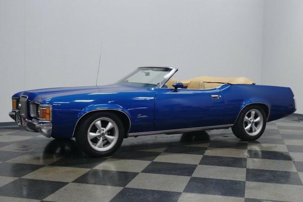 1972 Mercury Cougar XR7 Convertible Bright Blue 351ci motor automatic