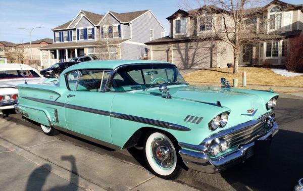 1958 Chevrolet Impala sport coupe restored 22965 Miles