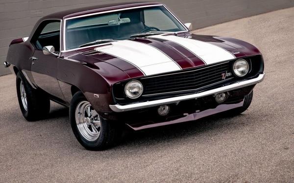 1969 Chevrolet Camaro Z28 Dark Cherry Pearl Coupe 355 V8