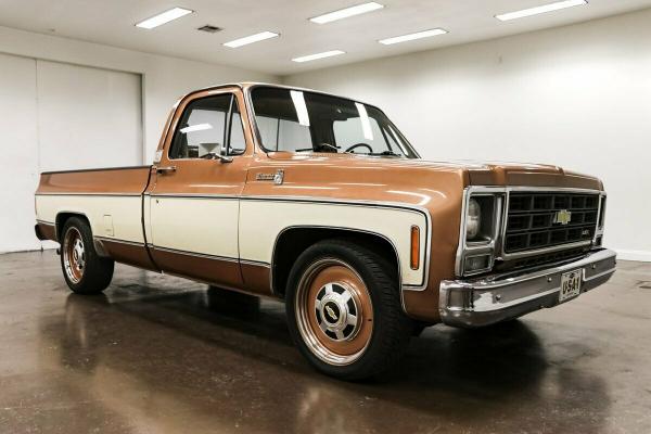 1979 Chevrolet C20 Pickup 4725 Miles Copper and Tan Truck