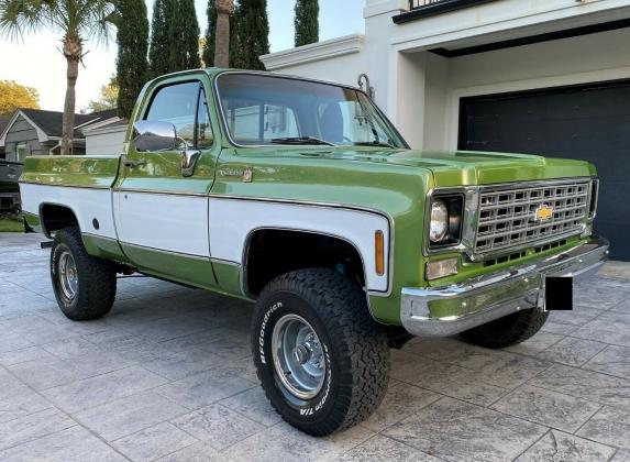 1975 Chevrolet CK Pickup 1500 Scottsdale Trim Restored