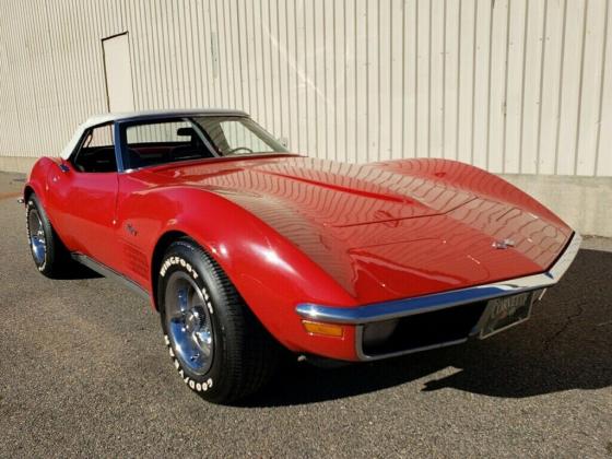 1970 Chevrolet Corvette CONVERTIBLE GORGEOUS MONZA RED