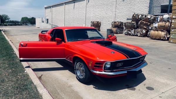 1970 Ford Mustang fastback Calypso coral freshly restored Rotisserie rebuild