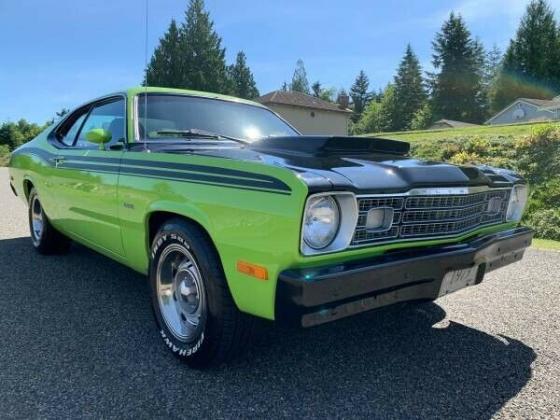 1973 Plymouth Duster 340 Coupe Green FWD Automatic