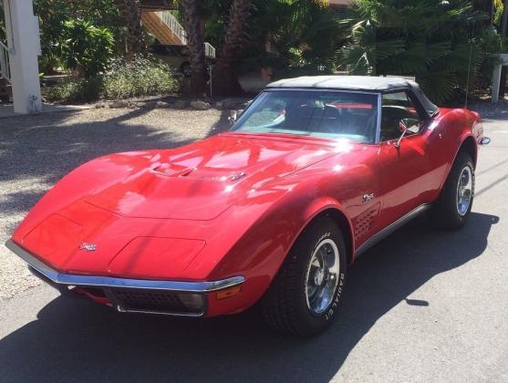 1971 Chevrolet Corvette Convertible turbo 400 automatic trans