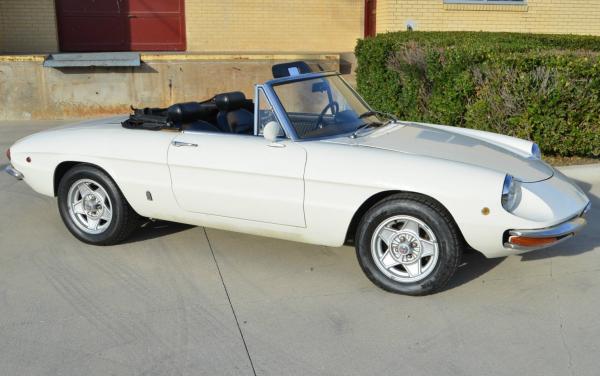 1969 Alfa Romeo Spider Convertible Manual White