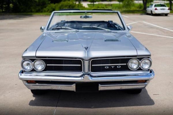 1964 Pontiac GTO RESTORED 389 Tri Power Power Top Silvermist Gray