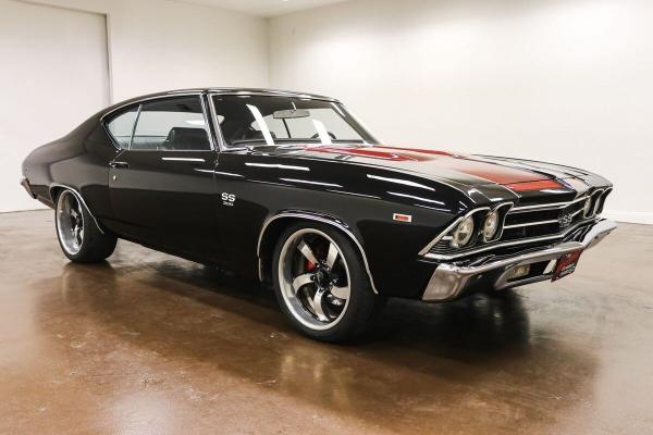 1969 Chevrolet Chevelle 21325 Miles Black Coupe 396 Big Block V8