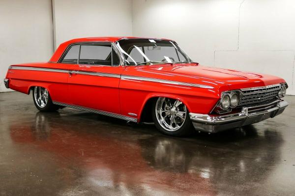 1962 Chevrolet Impala SS Restomod RED Coupe 409ci V8