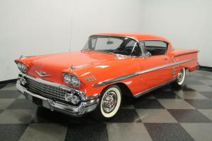 1958 Chevrolet Impala Bright Red 350 V8 TH350 AUTO 95245 Miles