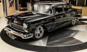 1955 Chevrolet 150 Restomod Black LS2 V8 631 Miles