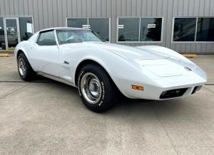 1974 Chevrolet Corvette Coupe 9364 Miles White Coupe Automatic