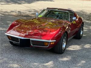 1972 CHEVROLET Corvette Stingray T Top Marlboro Maroon 100275 Miles