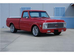 1971 Chevrolet C 10 Restomod LS Powered Red Eye catching Truck