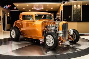 1932 Ford 3 Window Coupe Street Rod Fiberglass Body with Copper Exterior Paint