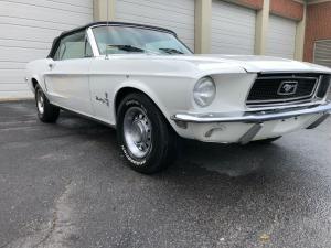 1968 Ford Mustang Deluxe Convertible Originally Brittany blue 72056 Miles