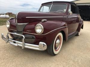 1941 Ford Super Deluxe convertible Coupe with new top 74913 Miles