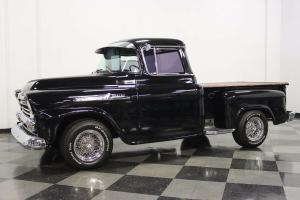 1955 GMC 3100 Big Window Black Cadillac 501 V8 34074 Miles