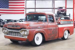 1959 Ford F 100 Automatic Red Pickup Truck 55444 Miles