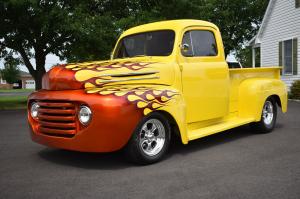 1948 Ford F1 Pickup Hot Rod Street Rod Custom 2223 Miles